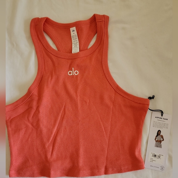 ALO Yoga Other - ALO Yoga Aspire Tank in Candy Orange